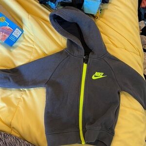 12 month Nike zip up hoodie